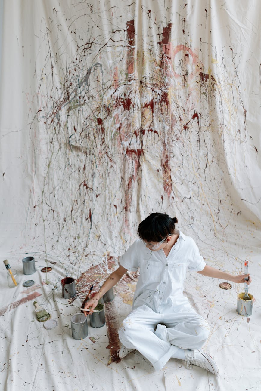 Action Painting im PINSEL Studio
